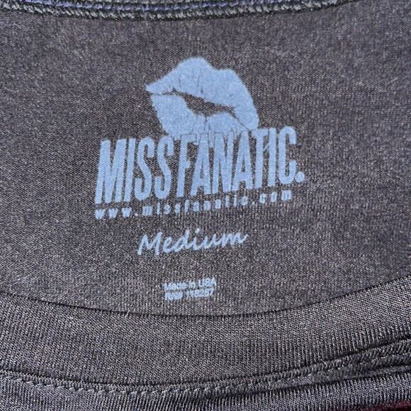 Miss Fanatics Maryland Terps shirt w crystals NWOT M - Picture 3 of 5